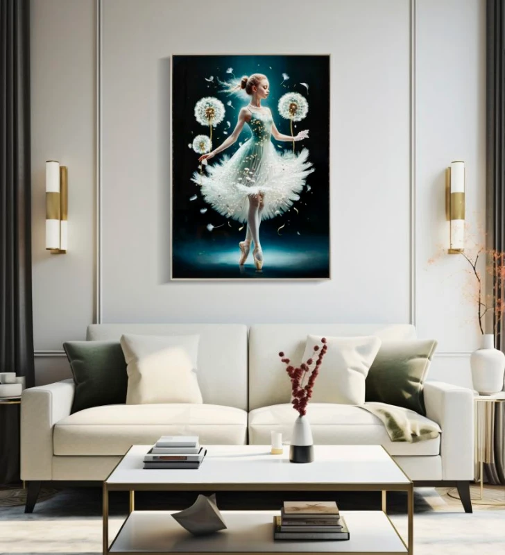 Mauro Ferretti Pictura pe Panză Dans Lacuită cu Cadru -A- cm 72x4x101