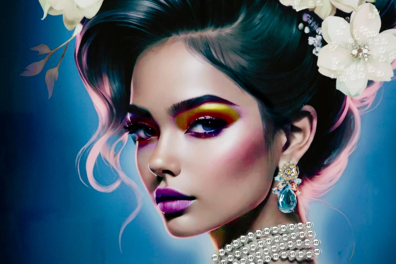 Mauro Ferretti Pictura pe Pânză Lacuită cu Cadru -B- cm 72x4x101