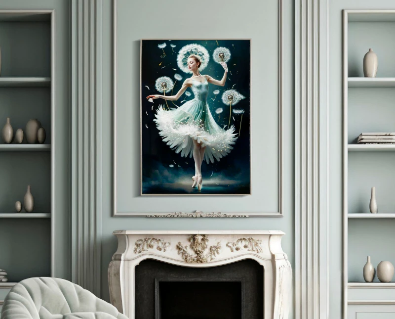 Mauro Ferretti Pictura pe Pânză Dans Lăcuit cu Cadru -B- cm 72x4x101