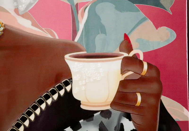 Mauro Ferretti Pictura pe Panză Spa Lux cu Cadru -B- cm 82x4x81