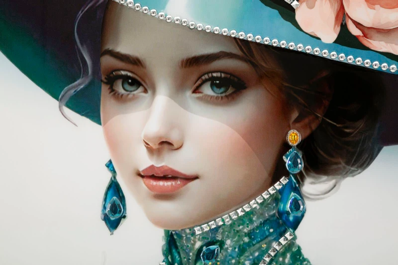 Mauro Ferretti Pictura pe Pânză Lacuită cu Cadru -B- cm 62x4x91