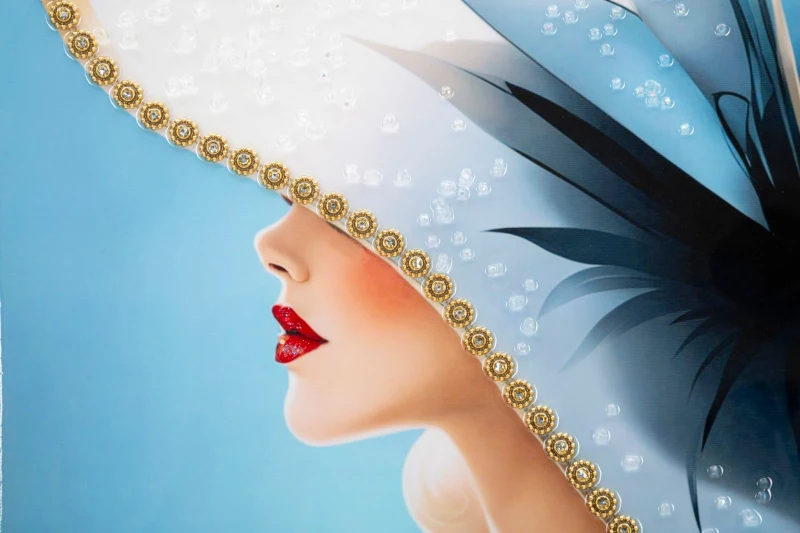 Mauro Ferretti Tablou pe Pânză Lacuită cu Cadru -B- cm 62x4x91