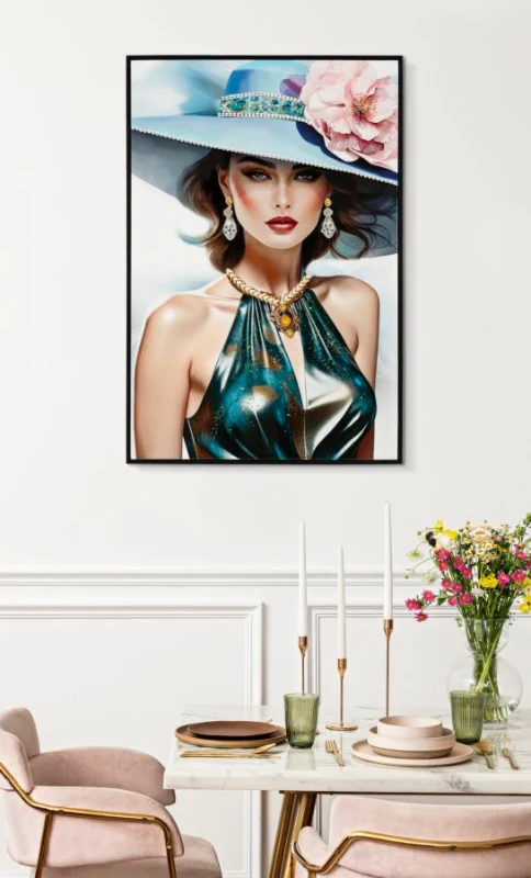 Mauro Ferretti Pictura pe Pânză Lacuită cu Cadru -A- cm 62x4x91