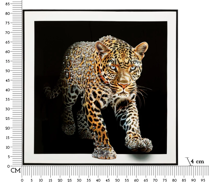 Mauro Ferretti Pictura pe Pânză Jaguar cu Cadru -A- cm 82x4x81