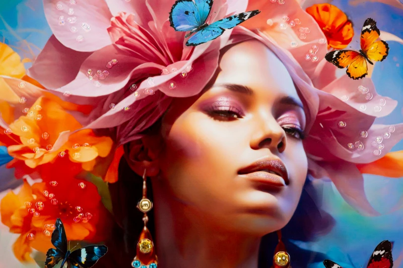 Mauro Ferretti Pictura pe Panză cu Cadru -B- cm 62x4x91