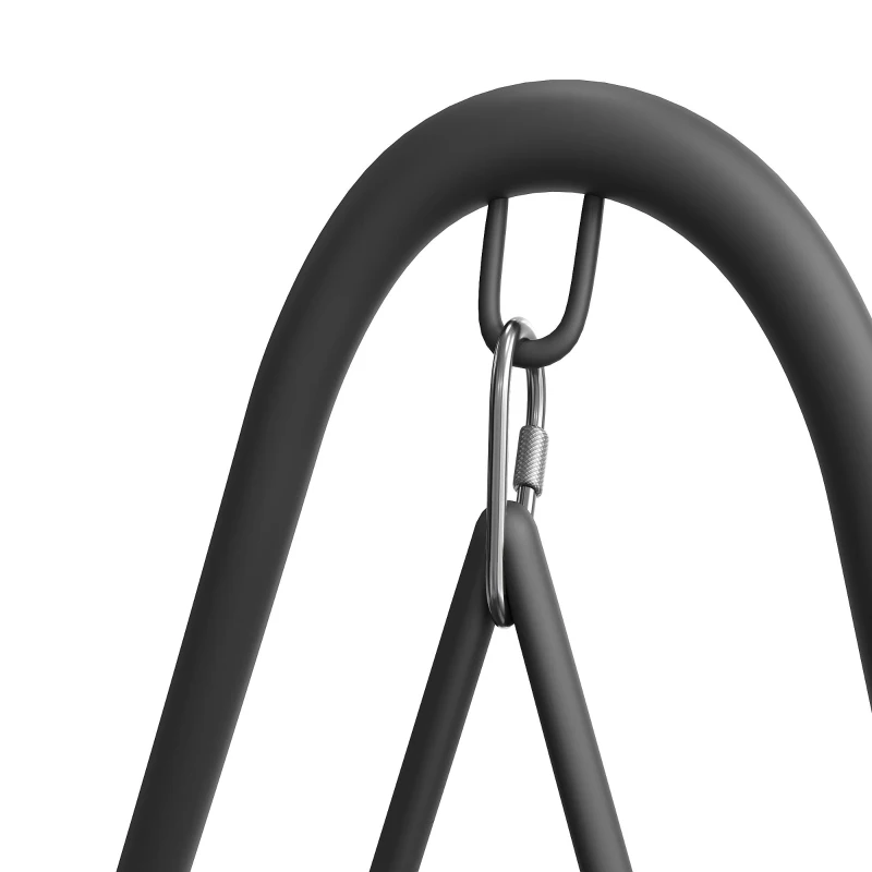 Dondolo da Giardino a 2 Posti in Metallo con Cuscino Sfoderabile, 141x109x143 cm, Grigio Scuro