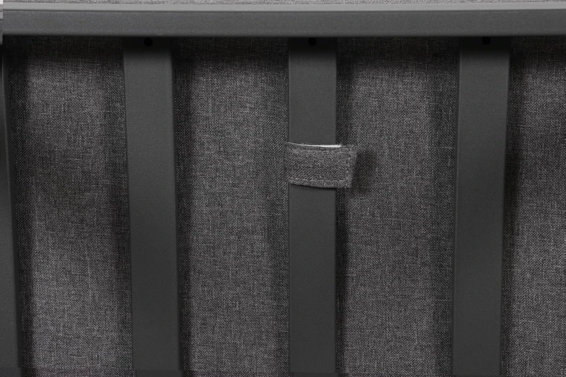 Set da giardino per 6-7 persone, set di mobili da giardino moderno, Grigio