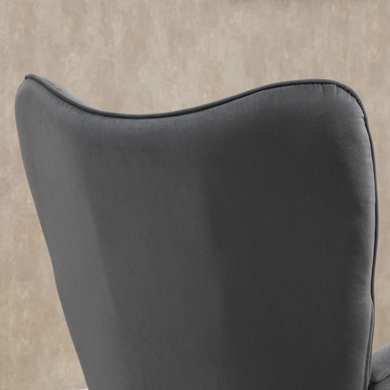 HOMCOM schommelstoel 84 cm x 70 cm x 96 cm