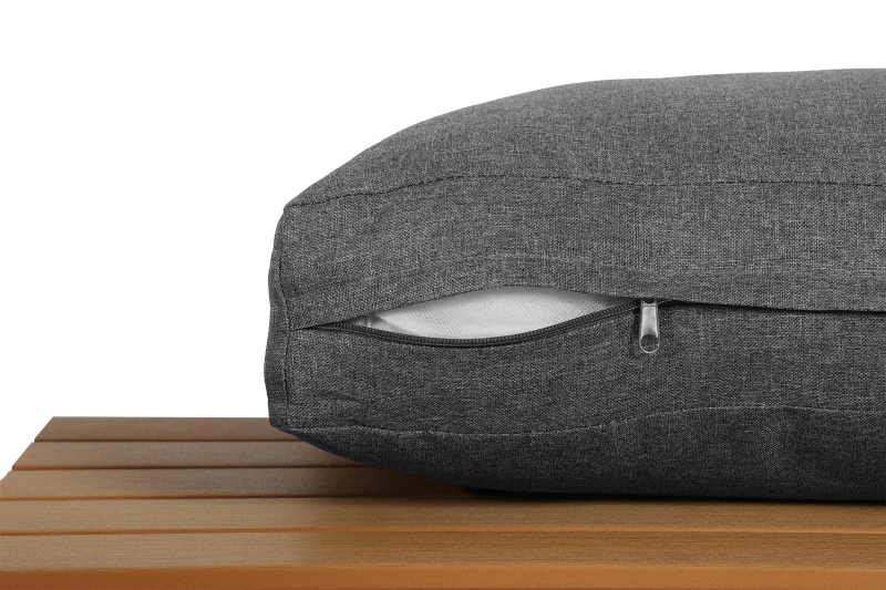 Set da giardino per 6-7 persone, set di mobili da giardino moderno, Grigio