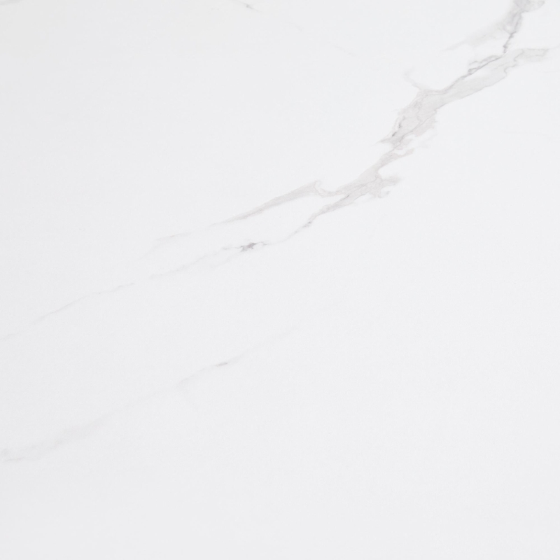 Masă de luat extensibilă, pentru living și birou de acasă, 159x74x77 cm, Alb+Negru