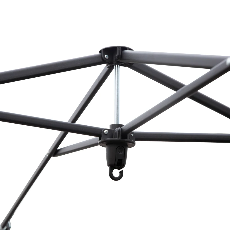 Serre de jardin pop-up porte + 2 fenêtres zippées enroulables sac transport PE vert