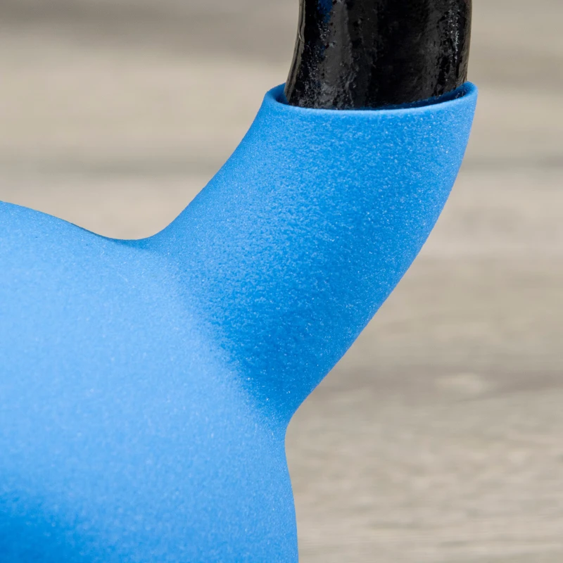 HOMCOM Soft Kettlebell, 8kg Kettle Bell with Non-Slip Handle for Home Gym Weight Lifting and Strength Training, Blue