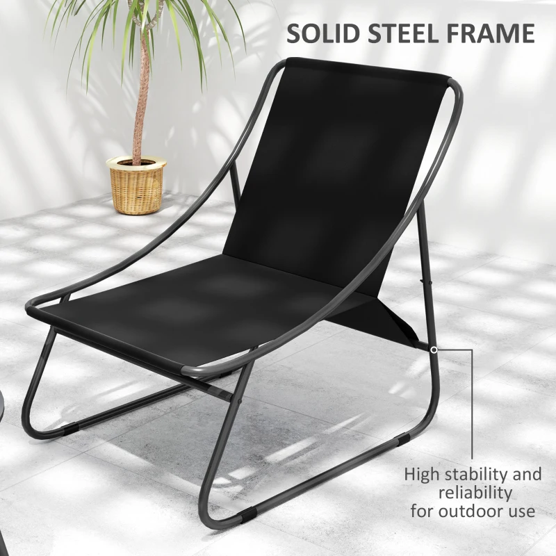 Outsunny Zestaw Mebli Ogrodowych dla 4 Osób, 2 Krzesła, 1 Sofa Dwuosobowa, 1 Stolik z Szkłem, Grube Poduszki, Stalowa Rama, na Taras, Szary