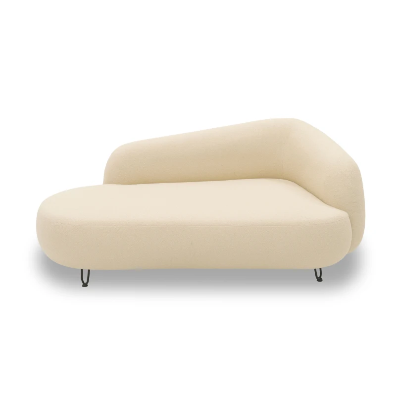 Outdoor Sofa 300 011 Longchair rechts, Gartensofa, Gartenmöbel, Outdoor Möbel, beige, 177 x 105x 79 cm