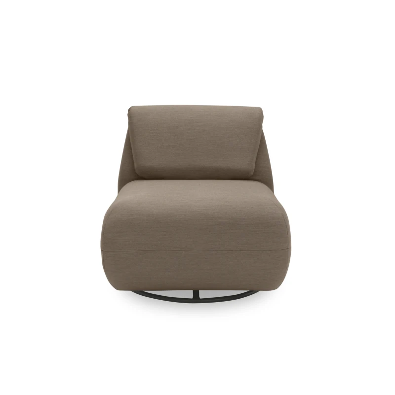 Outdoor Sofa 300 012 Sessel mit Rücken- und Drehfunktion, Gartenmöbel, Outdoor Sessel, braun, 68 x 88 x 67 cm