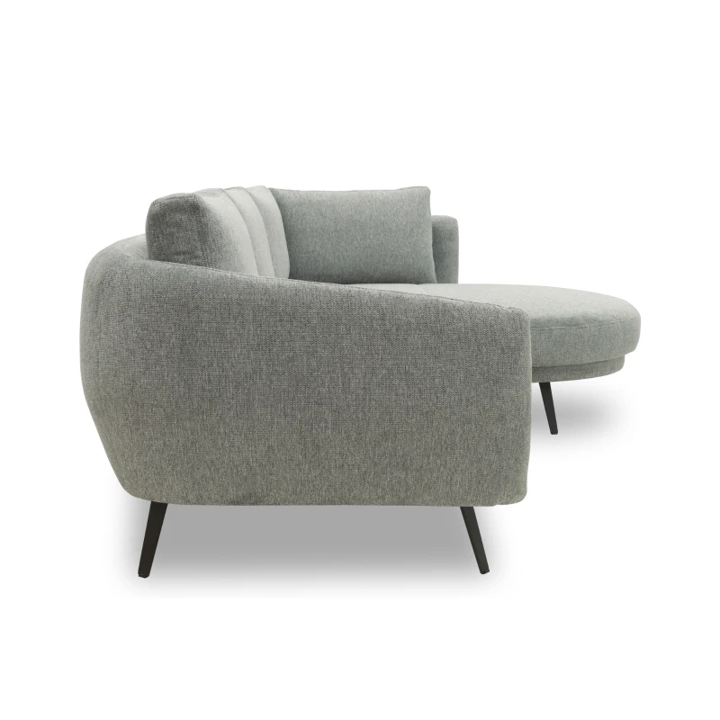 Ecksofa 200 020, Sofa in L-Form, Federkernpolsterung, 292 x 180 x 85 cm (BxTxH), grau