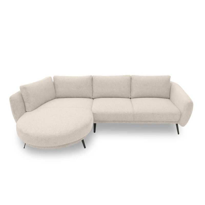 Ecksofa 200 020, Sofa in L-Form, Federkernpolsterung, 292 x 180 x 85 cm (BxTxH), beige
