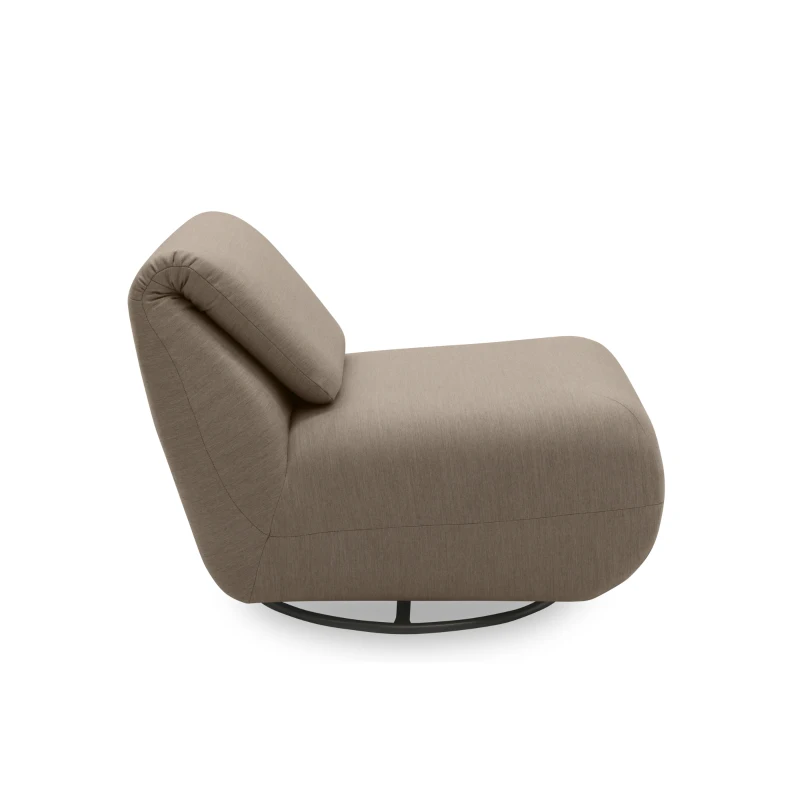 Outdoor Sofa 300 012 Sessel mit Rücken- und Drehfunktion, Gartenmöbel, Outdoor Sessel, braun, 68 x 88 x 67 cm