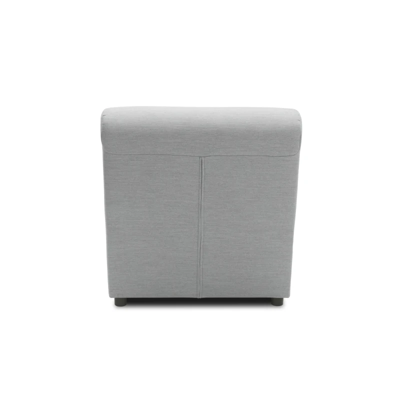 Outdoor Sofa 300 002 Longchair Element, Gartenmöbel, Gartenliege, Sofa, silber, 73 x 152 x 80 cm