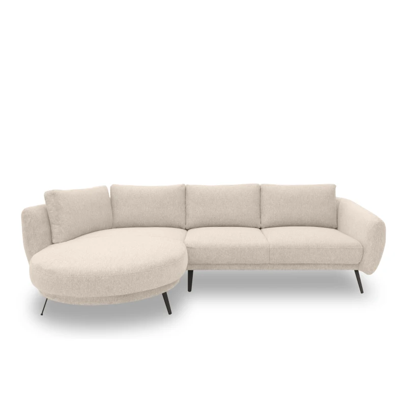 Ecksofa 200 020, Sofa in L-Form, Federkernpolsterung, 292 x 180 x 85 cm (BxTxH), beige