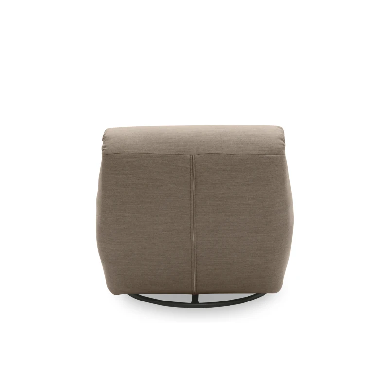 Outdoor Sofa 300 012 Sessel mit Rücken- und Drehfunktion, Gartenmöbel, Outdoor Sessel, braun, 68 x 88 x 67 cm