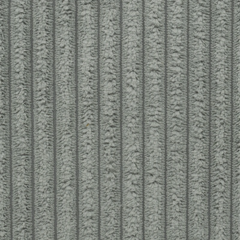 Bigsofa 800008, 2-Sitzer in Cord, mit Filzgleitern, 2er Couch, 304 x 135 x 69 (BxTxH), hellgrau