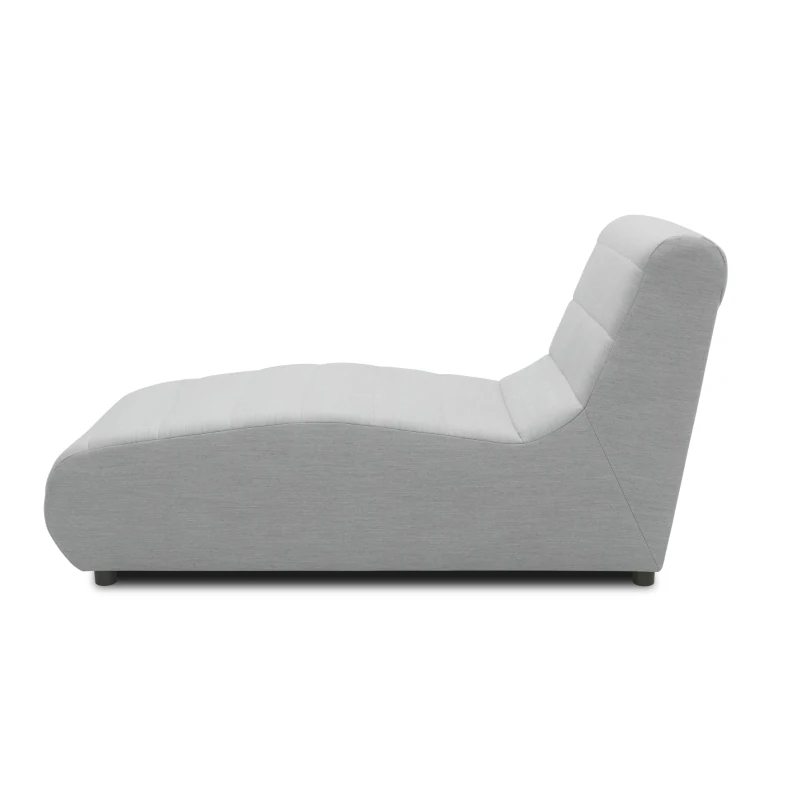 Outdoor Sofa 300 002 Longchair Element, Gartenmöbel, Gartenliege, Sofa, silber, 73 x 152 x 80 cm