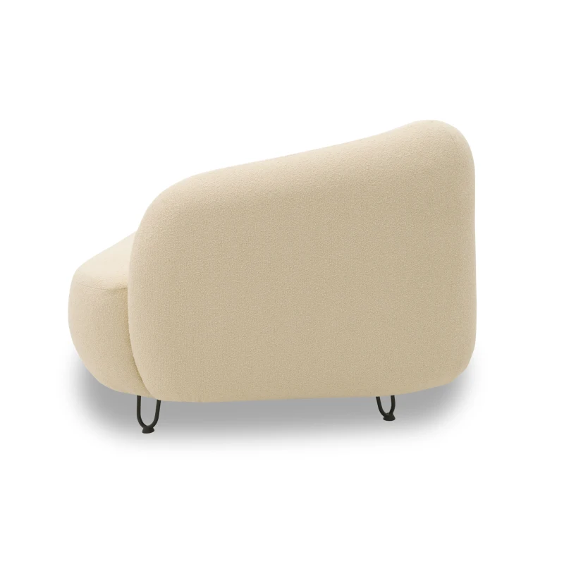 Outdoor Sofa 300 011 Longchair rechts, Gartensofa, Gartenmöbel, Outdoor Möbel, beige, 177 x 105x 79 cm