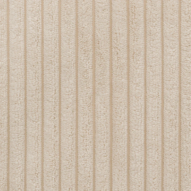 Bigsofa 800008, 2-Sitzer in Cord, mit Filzgleitern, 2er Couch, 304 x 135 x 69 (BxTxH), creme