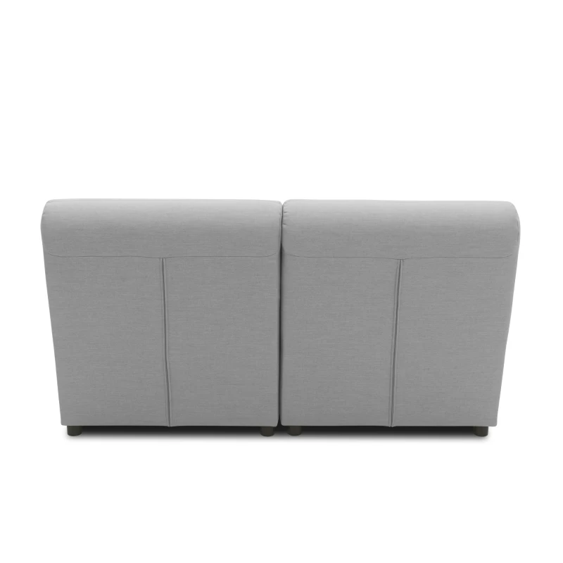 Outdoor Sofa 300 002 1F Element - Longchair, Ecksofa, Gartensofa, Gartenmöbel, Sofa, silber, 146 x 120 x 80 cm