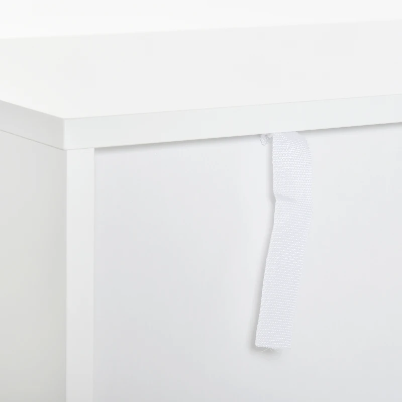 HOMCOM Consola para Recibidor Mueble para Recibidor Estilo Moderno con Cajón y Estante Abierto para Entrada Pasillo 80x30x80,5 cm Blanco y Dorado