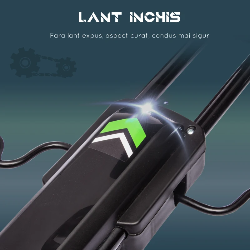 HOMCOM Kart cu Pedale pentru Copii 5-12 Ani, 121x58x61 cm, Roșu