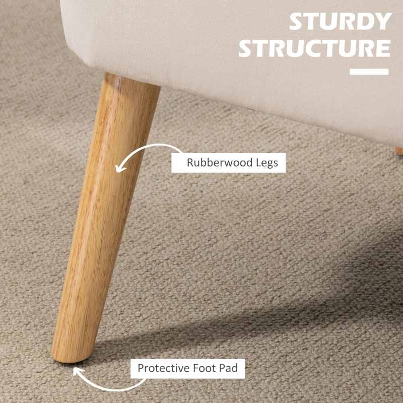 HOMCOM Sofa w stylu retro