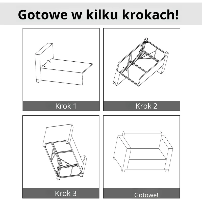 Outsunny sofa z technorattanu z poduszkami