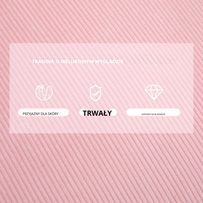 HOMCOM Fotel z podnóżkiem, fotel relaksacyjny z regulowanym oparciem, różowy