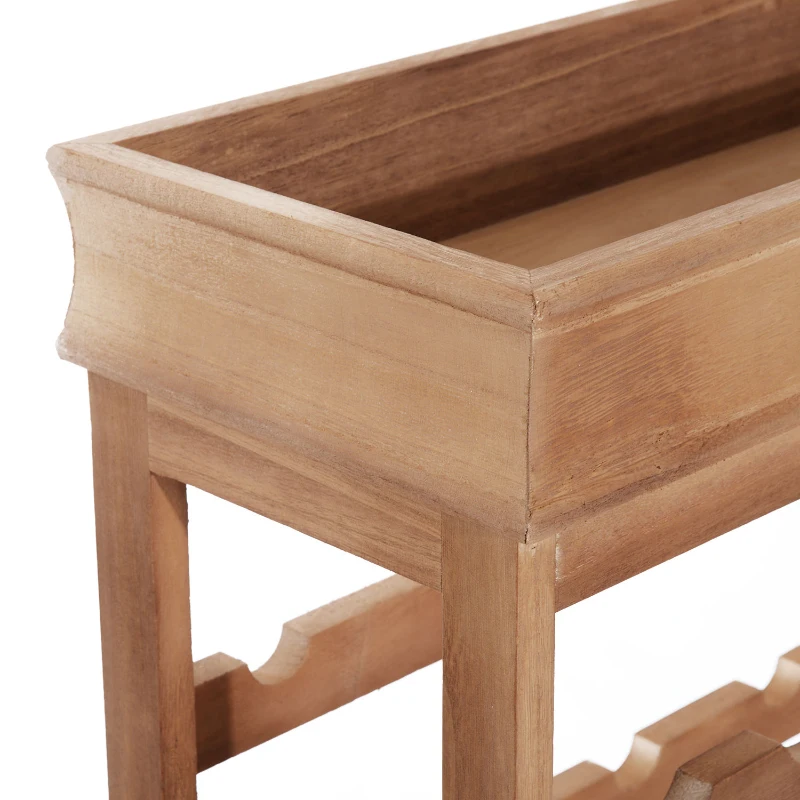 HOMCOM 70W x22.5D x 70H cm 24 Bottles  4-tier Wine Rack