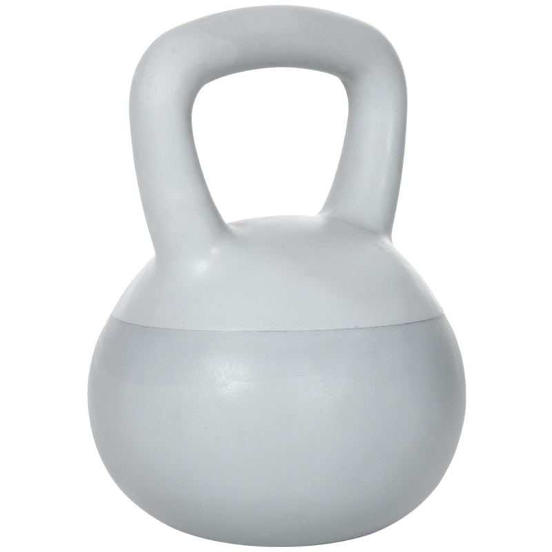 SPORTNOW Gantera kettlebell cu maner larg 8 kg, gantere pentru antrenamente de rezistenta, exercitii pentru imbunatatirea conditiei fizice, antrenamente pentru rezistenta si de baza
