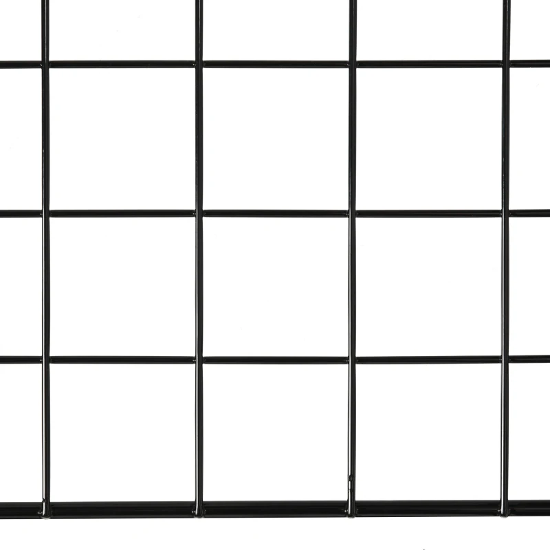 PawHut Barrera Protectora de Coche para Perros para Vehículo Universal Barrera Protectora Metálica Extensible para Asientos Traseros Maletero Equipaje Automóvil 91-152x30 cm Negro