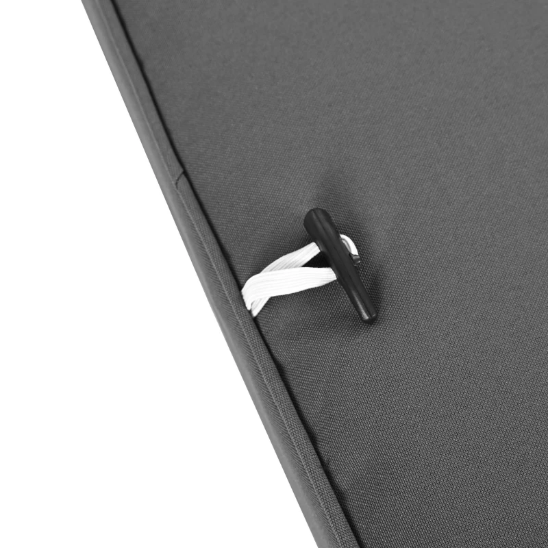 Ensemble de balcon en rotin d'extérieur 5 pièces avec 2 chaises, 2 tabourets et 1 table, Noir+Gris