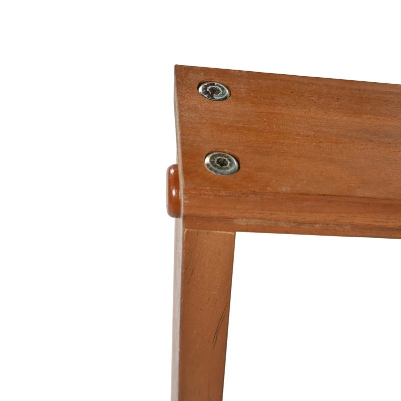 Ensemble de salle à manger 5 pièces avec table en bois, dossier en rotin, coussinets de pieds pour terrasse, jardin, Gris + Couleur naturelle