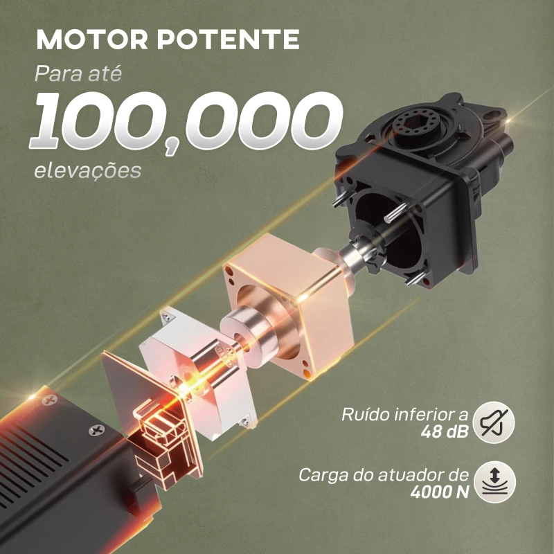 HOMCOM Poltrona Relax Reclinável Elétrica com Função Memória Apoio para Pés Controlo Remoto e Bolsos Laterais 80x83x104 cm Verd