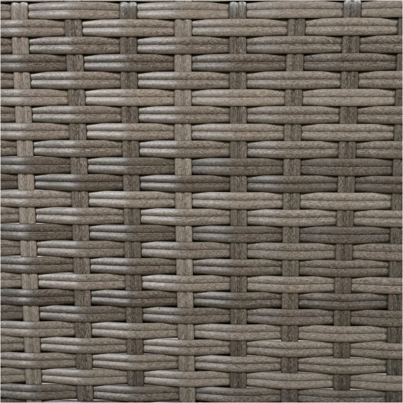 Fauteuil suspendu en rotin pivotant à 360°, avec coussin amovible, 100x80x150 cm, Naturel+Blanc