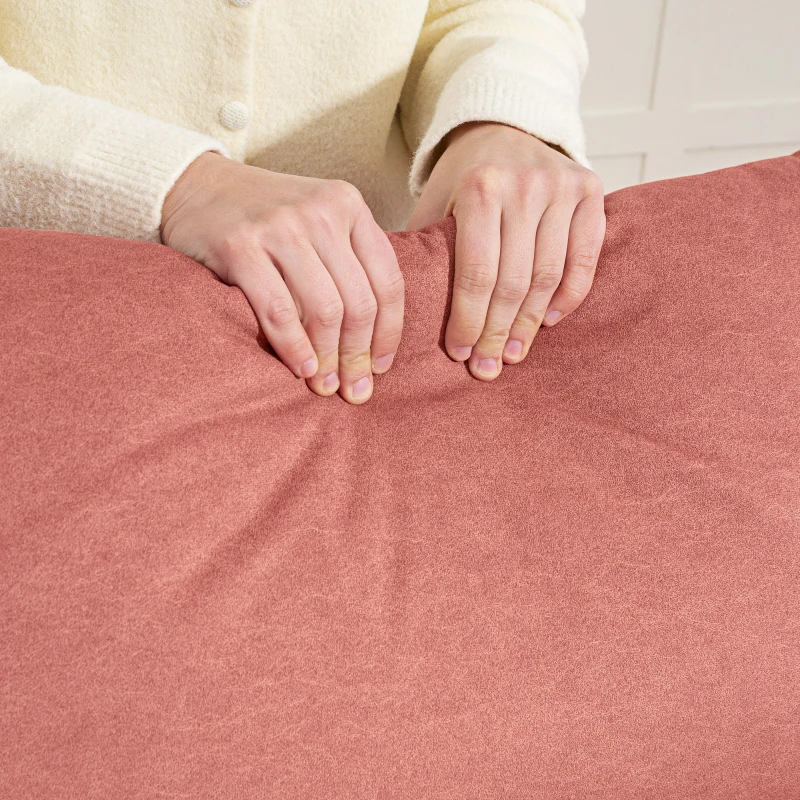 HOMCOM Poltrona Relax Reclinável Elétrica com Função Memória Apoio para Pés Controlo Remoto e Bolsos Laterais 80x83x104 cm Laranja