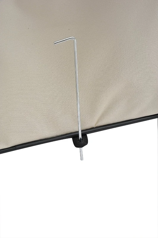 PawHut Parque para Animais de Estimação Dobrável com 2 Portas e Almofada Tecido Oxford Ø114x58 cm Preto e Creme