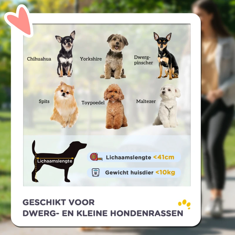 PawHut huisdierentrolley hondenbuggy hondenkar(m-5)