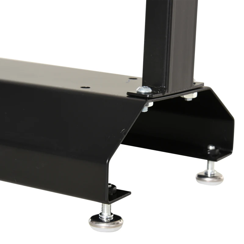 DURHAND Steel Rotating Motorcycle Wheel Balance Stand Black