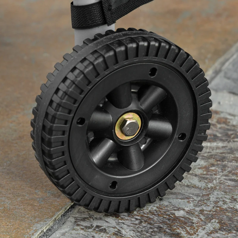 Outsunny Gasgrill mit Deckel, 5,6 kW Brenner, BBQ und Rädern, 104x49x99cm