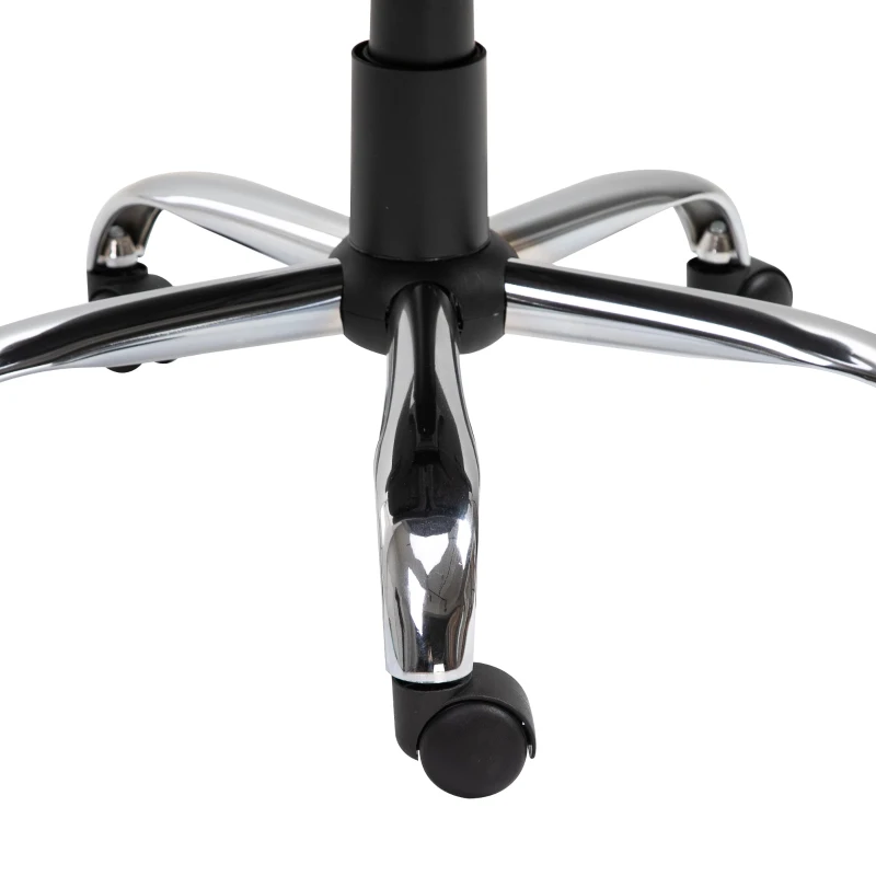 Vinsetto Bürostuhl Drehstuhl höhenverstellbar Chefsessel Schreibtischstuhl ergonomisch PU schwarz 66 x 73 x 108-118 cm