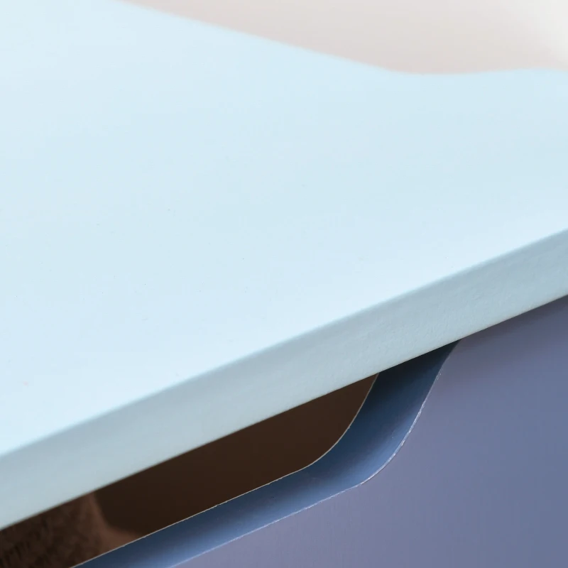 HOMCOM Spielzeugkiste mit Sitzbank 2 in 1 aus Holz, Spielzeugtruhe mit Rückenlehne für Kinder von 3-6 Jahren, 60x30x50 cm, Blau