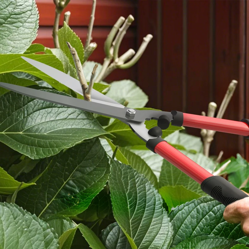 Outsunny Conjunto de Ferramentas para Jardim de 3 Peças Ferramentas de Jardinagem com Tesouras Cortadores de Ramos Tesouras de Podar Vermelho